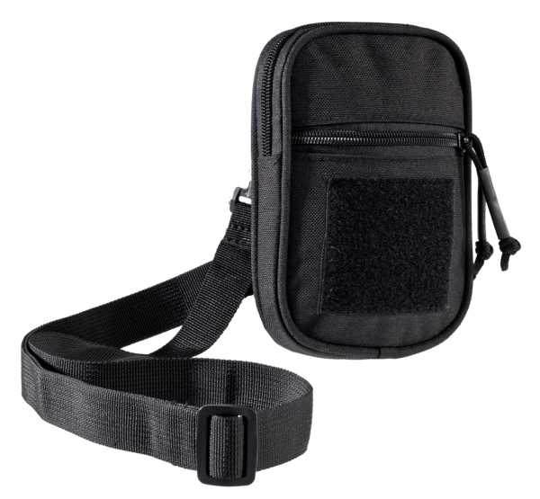 Umhängetasche "Travel" mit Klett, schwarz neu