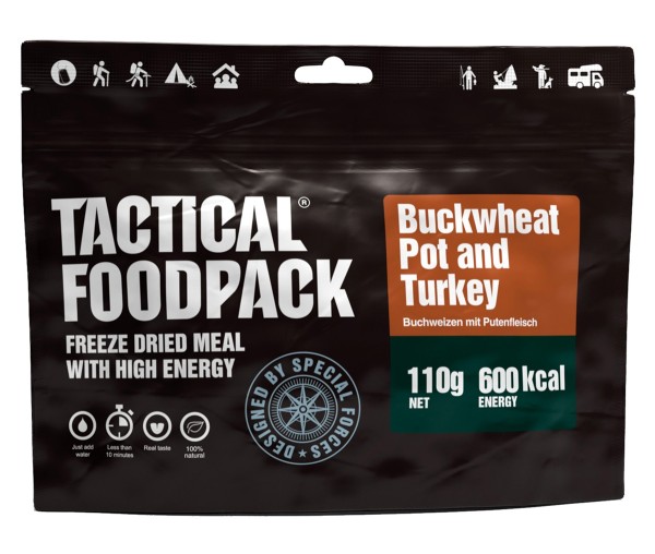 Tactical Foodpack, Buckwheat and Turkey 110 g