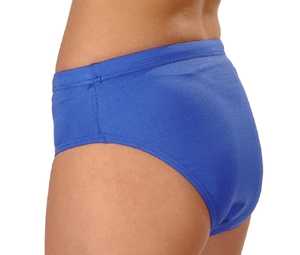 Badehose, Bw blau gebraucht/rep.