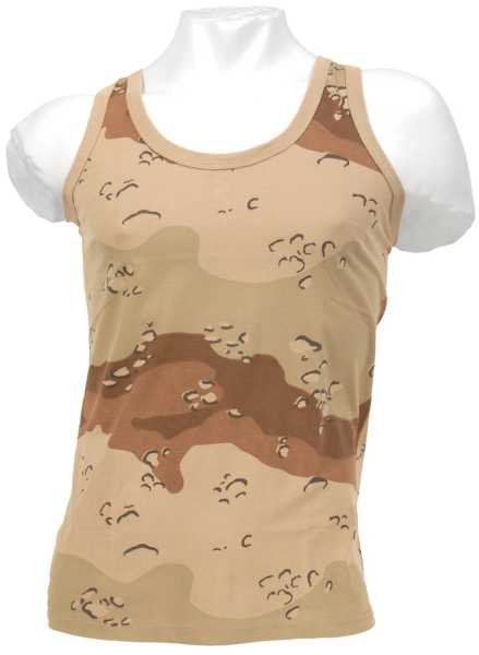 Tank-Top, US 6-Fb desert neu