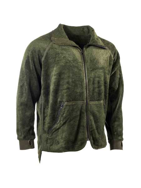 Fleece-Jacke, (NL) "Shagmaster" grün gebraucht