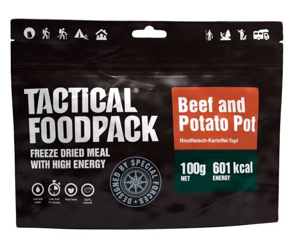 Tactical Foodpack, Beef and Potato Pot 100 g