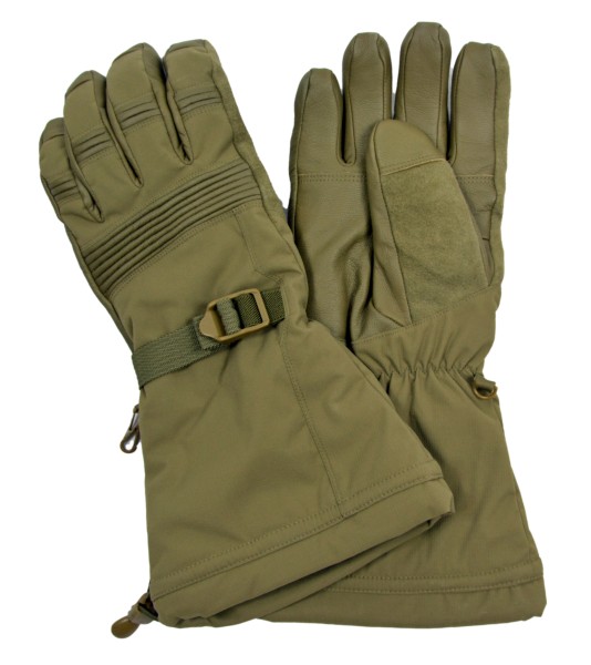 Handschuhe, (NL) "ECWS" oliv neuwertig