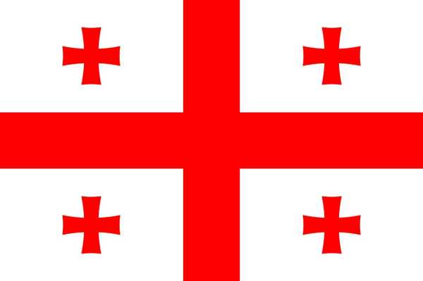 Flagge, Georgien neu (90 x 150 cm)