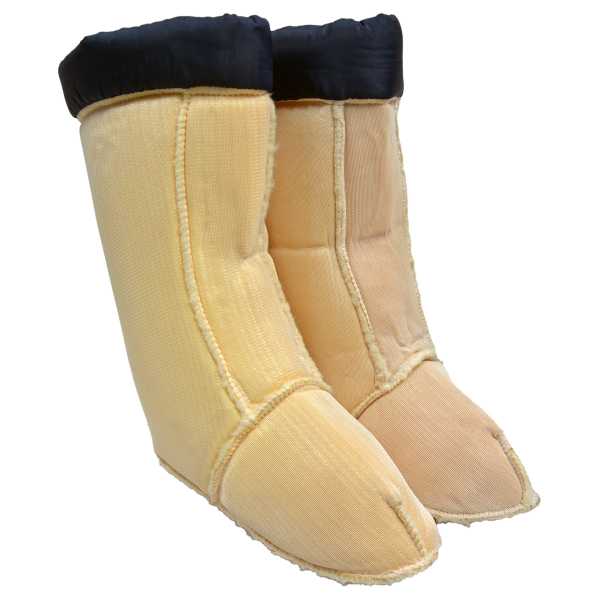 Stiefeleinsatz m. Wollfutter DK beige neuwertig