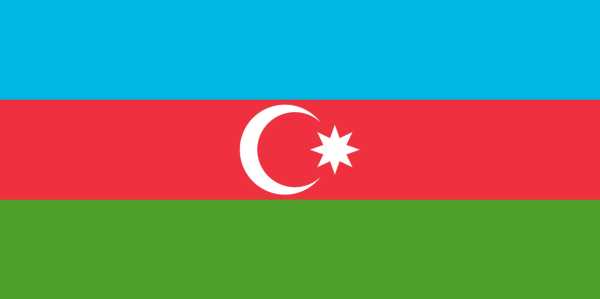 Flagge, Aserbaidschan neu (90 x 150 cm)