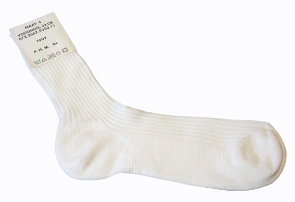 Socken, (NL) weiß kurz neu