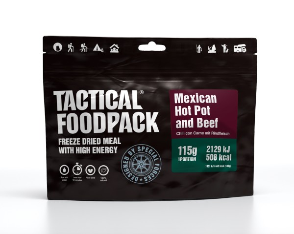 Tactical Foodpack, Mexican Hot Pot and Beef 115 g