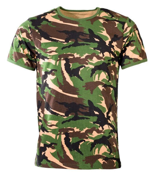T-Shirt, (NL) DPM-tarn neuwertig