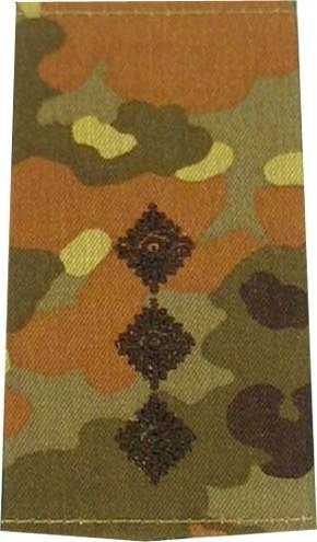 Rangabzeichen, Bw Heer flecktarn/schwarz Hauptmann