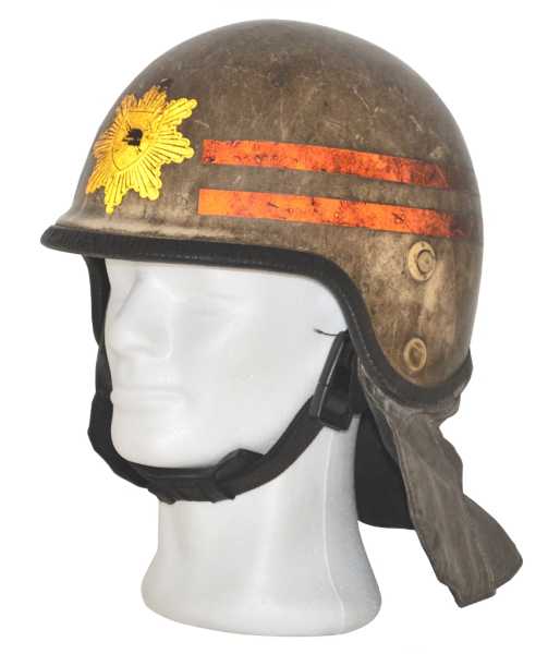 Feuerwehrhelm m. Abz., (DK) weiß gebraucht