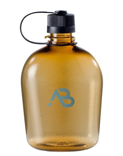 Flasche, US GEN. II coyote-transparent 1000 ml