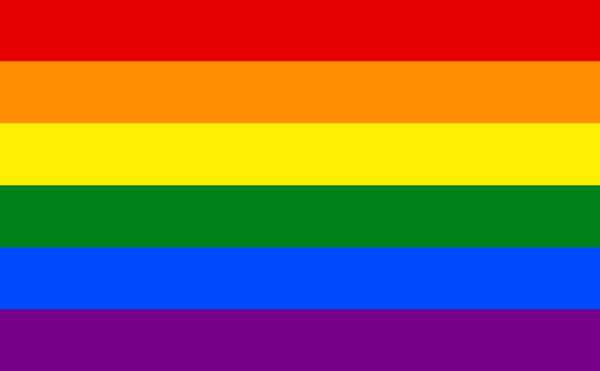 Flagge, Regenbogen neu (90 x 150 cm)