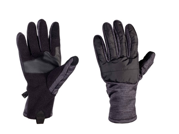 Fleece-Handschuhe TF grau/schwarz neu