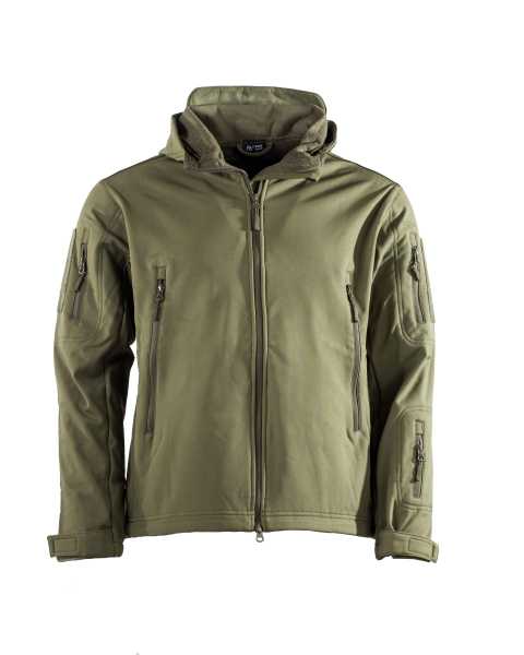 Softshell Jacke, ´Delta´ oliv neu