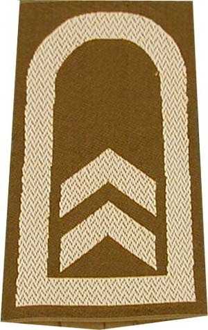 Rangabzeichen, orig. Bw Heer oliv/silber Oberfeldwebel