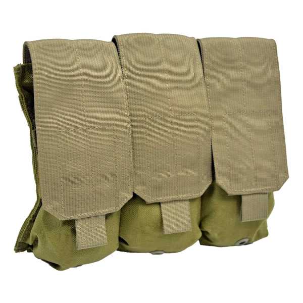 Mag Pouch M-4 Triple, US "Eagle Industries®" khaki