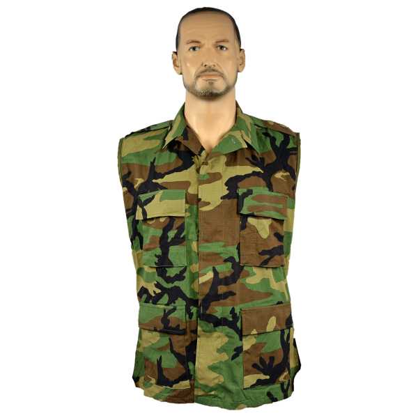 Feldweste US Woodland gebraucht/rep.