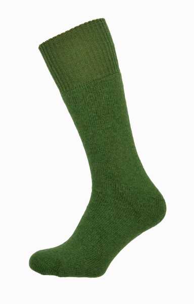 Socken, (NL) Wolle lang grün neu