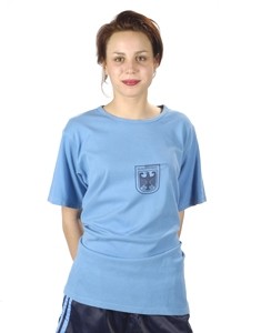 Sporthemd, Bw blau gebr./rep. (o. Stempel)