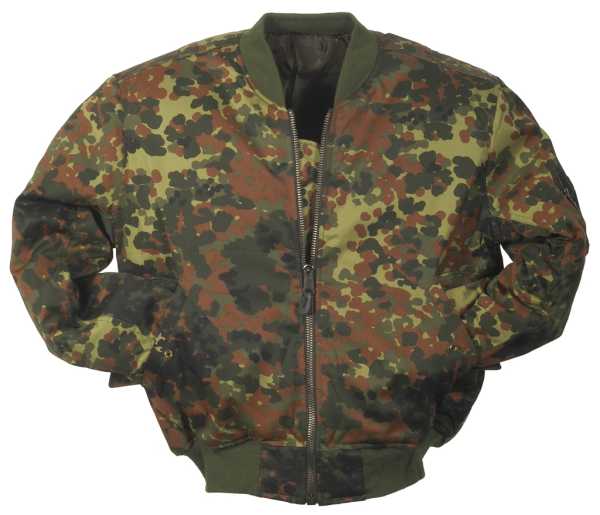 Pilotenjacke, US MA1 flecktarn neu