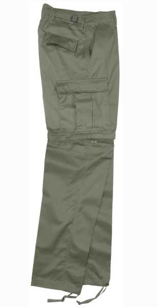 Jungle-Hose, US oliv neu (Zipp-off)