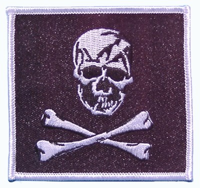 Stoffabzeichen, Piratenflagge (Totenkopf) neu
