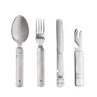 Feldessbesteck, Bw 4-tlg. schwere Ausführung neu Feldessbesteck, Bw 4-tlg. schwere Ausführung neu