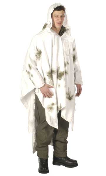 Poncho, BW schneetarn gebraucht/rep.