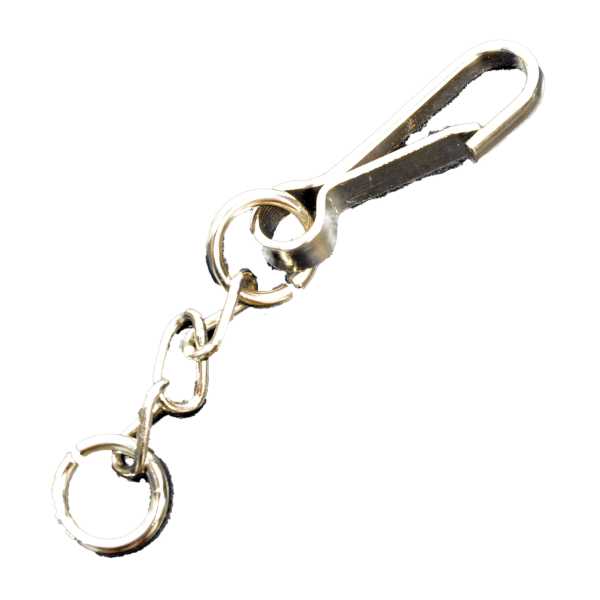 Simplexhaken, BW mit Ring silber neu