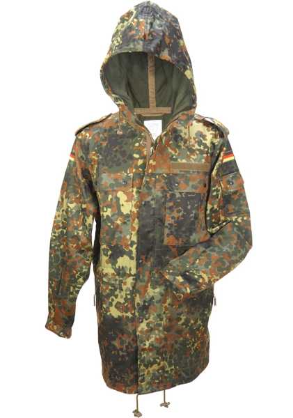 Feldparka ohne Futter, orig. Bw flecktarn neu