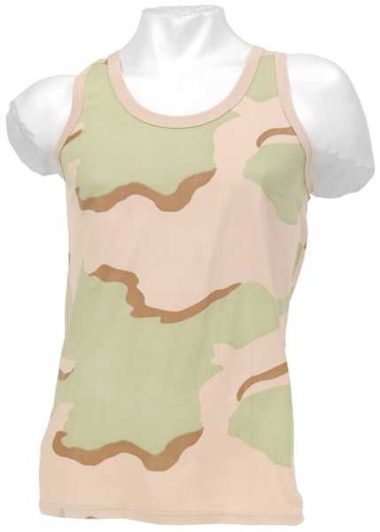 Tank-Top, US 3-Fb desert neu