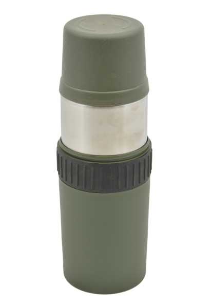 Thermosflasche NL 1 Liter oliv gebr. (ohne PVC Ring)