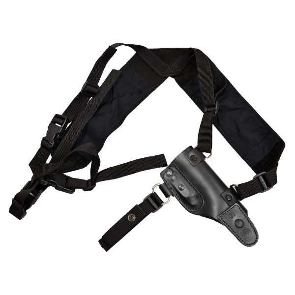 Schulterholster, Polizei P5 schwarz links gebr.