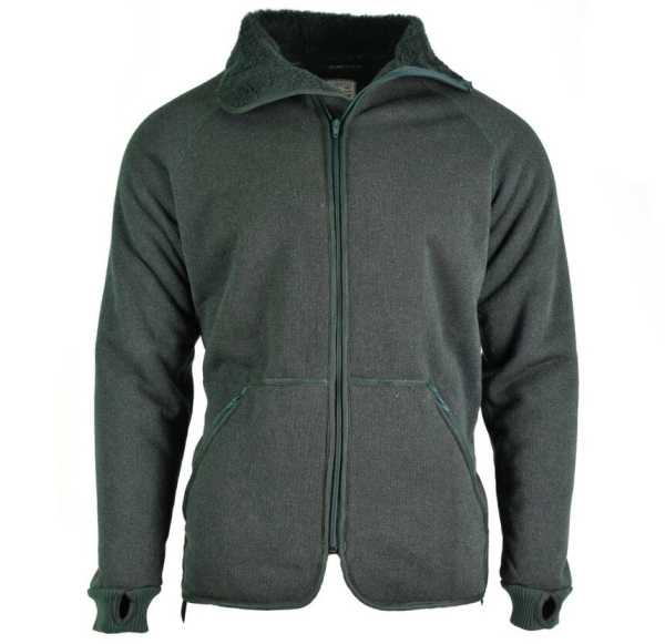 Fleece-Jacke, (NL) grün gebraucht