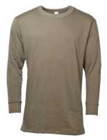 Unterhemd, orig. Bw Plüsch oliv langarm neu Unterhemd, orig. Bw Plüsch oliv langarm neu