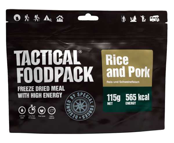Tactical Foodpack, Rice and Pork 115 g