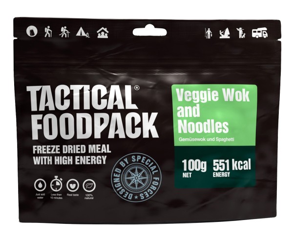 Tactical Foodpack, Veggie Wok and Noodles 100 g
