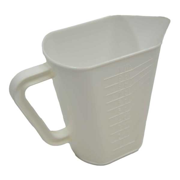 Messbecher, (DK) 1 l weiß neu