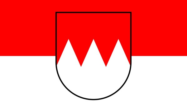 Flagge, Franken / Wappen (60 x 90 cm)