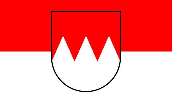 Flagge, Franken / Wappen (60 x 90 cm)