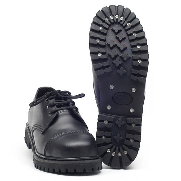 Knightsbridge Shoes, 3-Loch schwarz neu