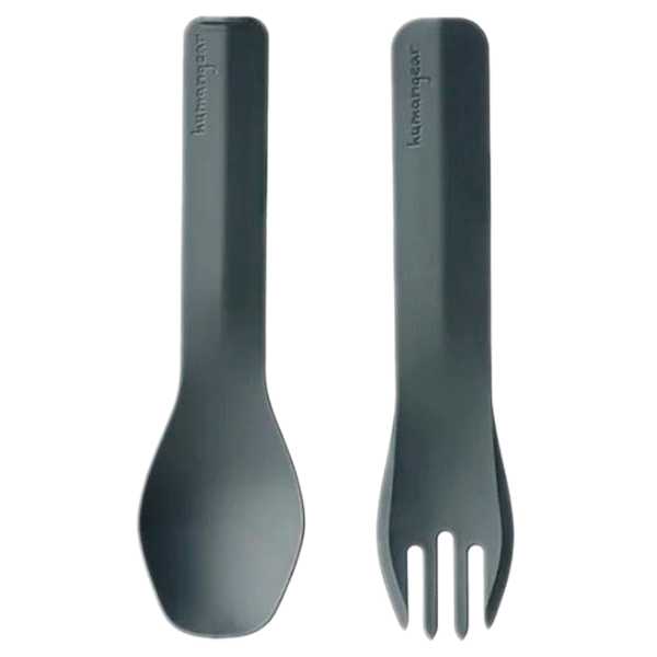 Besteck, (NL) humangear® GoBites® Duo grau