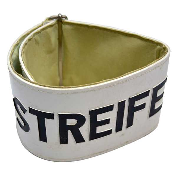 Armbinde, BW Kunststoff "STREIFE" weiß gebraucht