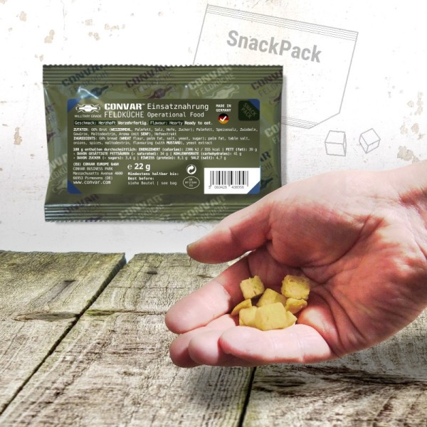 CONVAR™ Feldküche Einsatznahrung SnackPacks 22 g