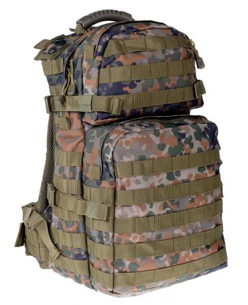 Rucksack, US ´Assault I´ groß flecktarn