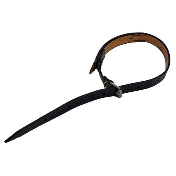Trageriemen, NVA schwarz 58 cm Leder neuwertig
