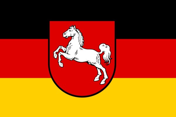 Flagge, Niedersachsen neu (90 x 150 cm)
