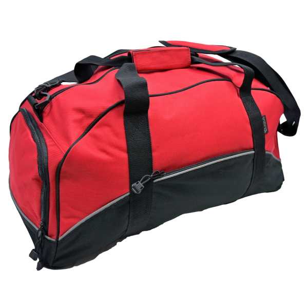 Sporttasche DK CLIQUE® rot/schwarz