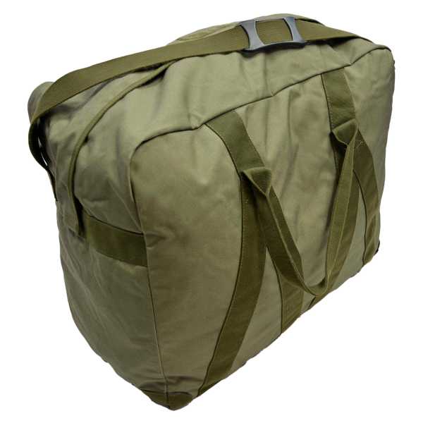 Kampftragetasche m. TG, BW oliv gebr./rep.